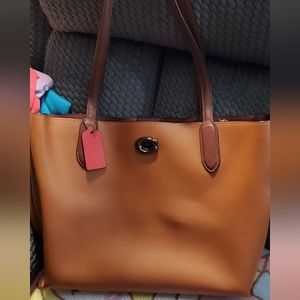 Coach Willow Colorblock tote, New without tags.